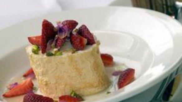 Passionfruit roulade
