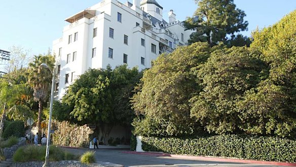 The Chateau Marmont Hotel ... where you pay for history, not luxury.