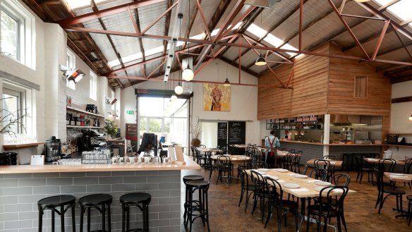 Stylish: The interior of The Independent restaurant in Gembrook 