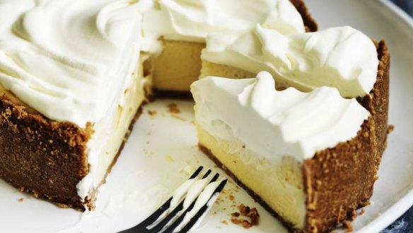 Lemon icebox pie.