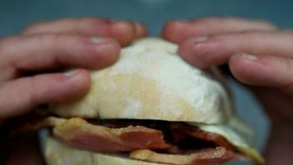 Matt Wilkinson's bacon sandwich