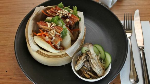 Go-to dish: Pork belly in home-made steamed buns.