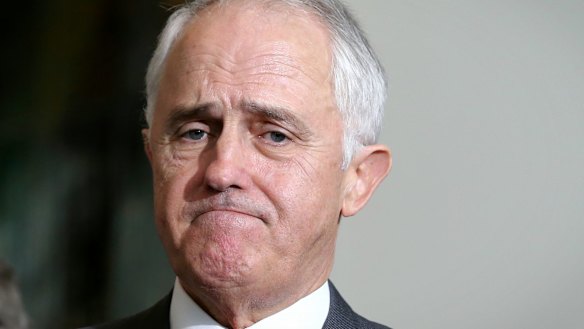 Only human: Prime Minister Malcolm Turnbull 
