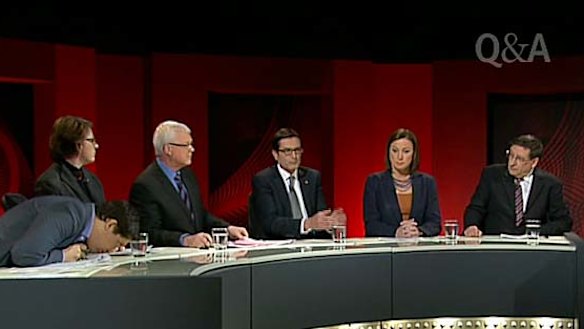 Panellist collapses on Q&A