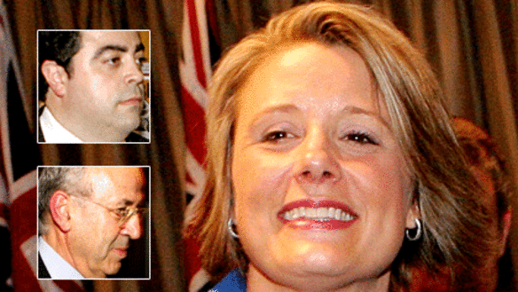 Kristina Keneally, (top) Joe Tripodi and (bottom) Eddie Obeid.