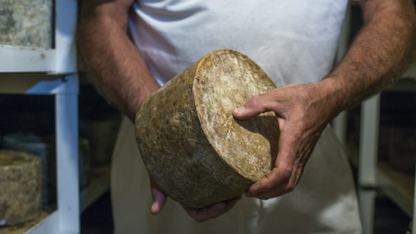 Ian Fowler makes his award-winning cheddar in a shipping container. 