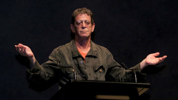 On the spot with Lou Reed