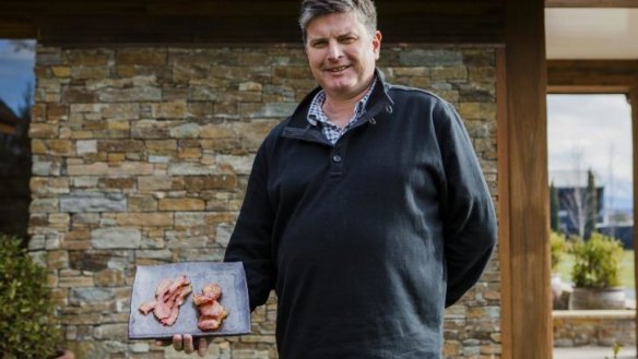 Pialligo Estate has won Australia's best bacon award. General Manager Charlie Costelloe.