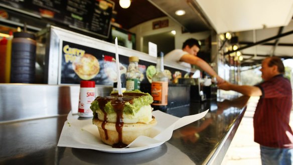 Harry's signature Tiger Pies at Harry's Cafe de Wheels.