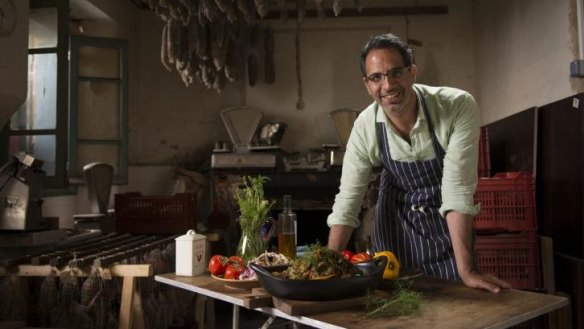 Ready to have a dip: chef and author Yotam Ottolenghi.