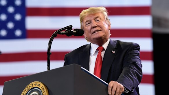 US President Donald Trump 