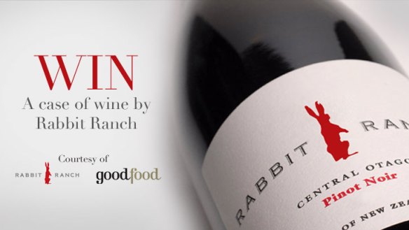 Up for grabs ... Be in the running to win a case of Rabbit Ranch wine.