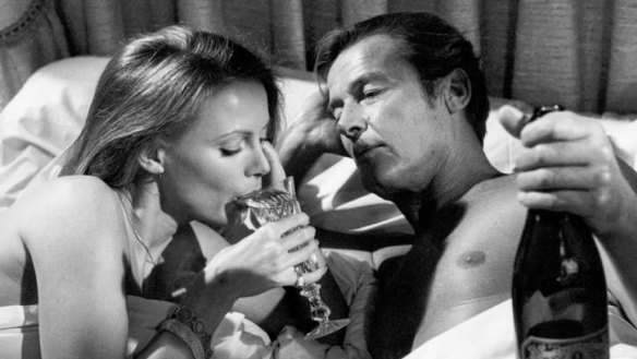 Bon viveur: Roger Moore as 007 in <i>The Spy Who Loved Me</i>.