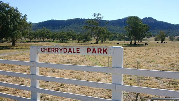 Cherrydale Park with Mt Penny, which is the site of exploratory coal drilling, in background.