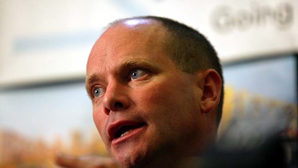 Silent ... for now: Brisbane Lord Mayor Campbell Newman.