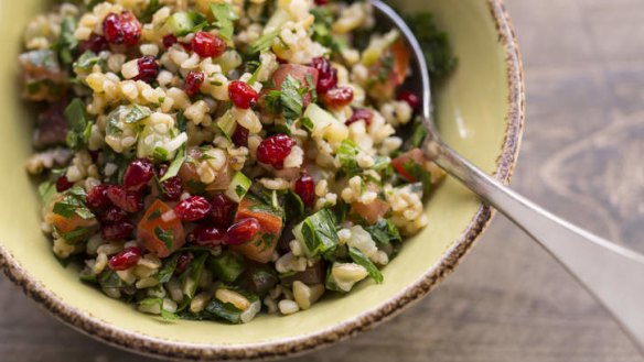 Freekeh tabbouleh.