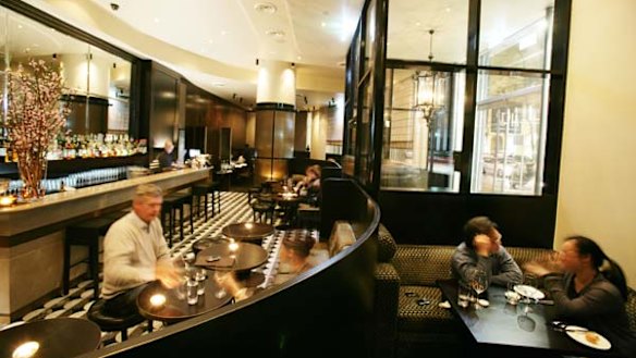 Best of both ... Sepia combines classic and contemporary ambience.