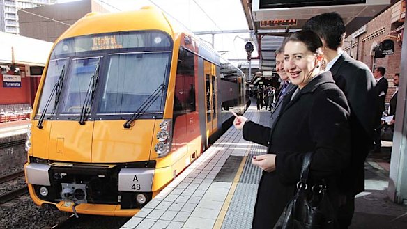 Prior warning: Transport Minister Gladys Berejiklian.