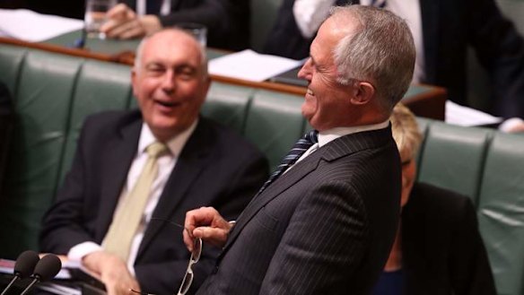 Malcolm Turnbull during question time. Photo: Andrew Meares