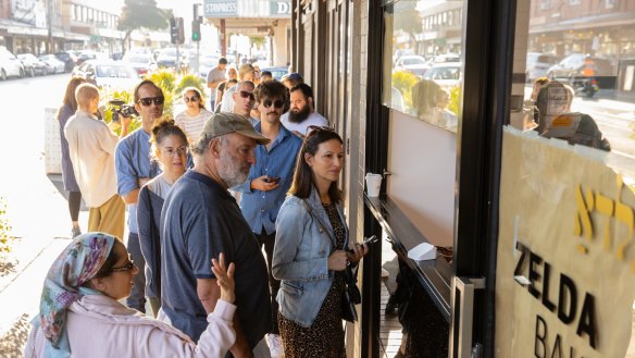 Zelda's opening has been big news in the local Jewish community, with queues along the street.