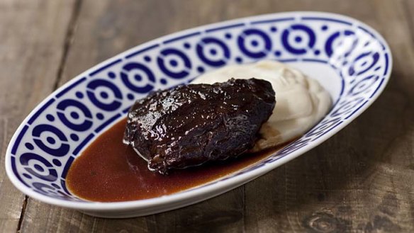 Frank Camorra's Pedro Ximenez beef cheek.