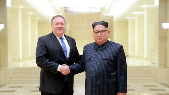 US Secretary of State Mike Pompeo met with North Korean leader Kim Jong-un on May 10.