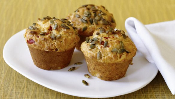 Pumpkin and zucchini muffins