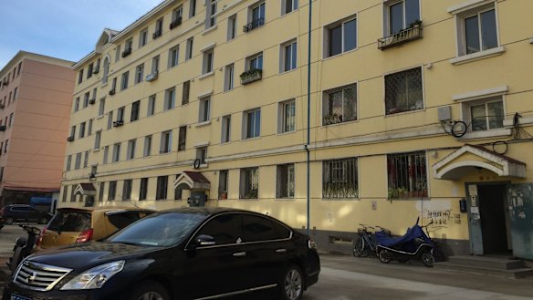 The outside of the apartment building where Bao Zhuoxuan is staying in Ulanhot, a small town in Inner Mongolia, northern China.