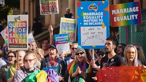 More than 70,000 Victorians enrolled during the same-sex marriage plebiscite postal vote period. 