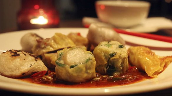 The dumplings at Red Rabbit.