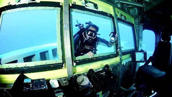 Under the sea exploring the wreck of HMAS Adelaide.