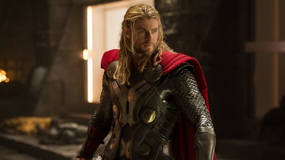 Chris Hemsworth as Thor.