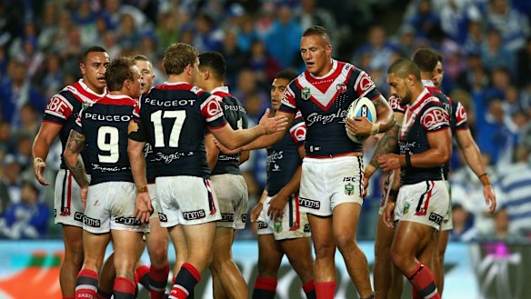 Matches between the Bulldogs and Roosters are often full of controversy. 