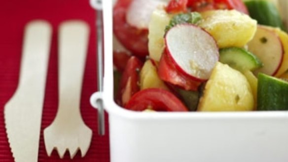 Refreshing potato salad