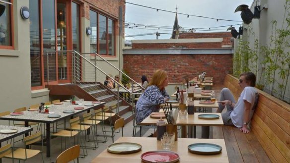 Uncle's rooftop terrace is perfect for summer.