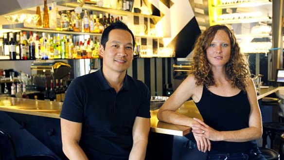 Spicing things up: Red Rabbit owner Phillip Haw with restaurant manager Abigail Meinke.
