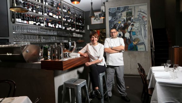 Chef Michael Bacash and wife Fiona Perkins run a tight ship.