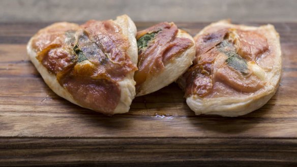 Chicken saltimbocca.