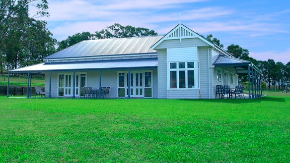 Field of dreams ... set on 45 hectares, there is space to romp at Kinsale Cottage.