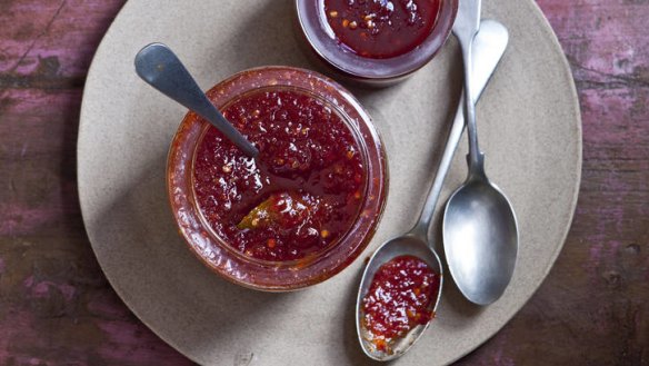 Chilli jam.