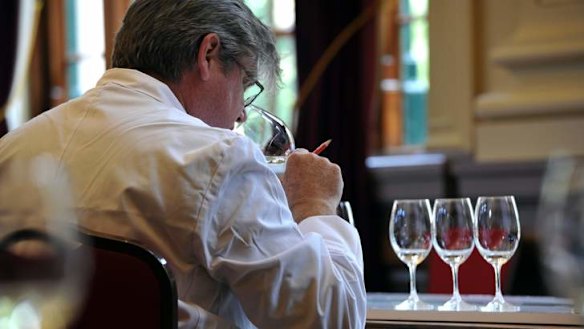 Peter Nixon, of Dan Murphy Fine Wines, at the challenge where Australia's 371 entries, from more than 35 regions, earned 230 medals.