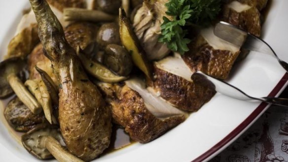 Go-to dish: Chicken fricassee.