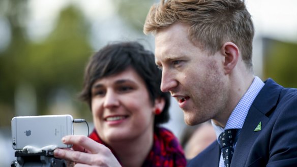 Election 2016: Greens candidate Jason Ball hits back at homophobic graffiti