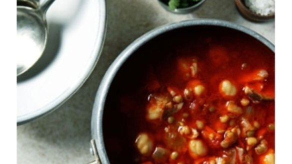 Abruzzese lentil soup