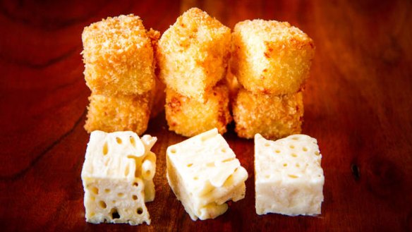 Hip to be square: It's a bit hard to go past deep-fried mac and cheese.