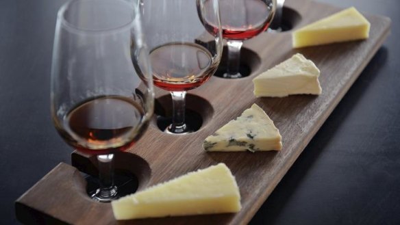 Milk The Cow's Laura Lown says to contrast the rich blow-out flavours of blue cheese with a sweet dessert wine.