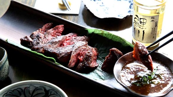 Steak acclaim: Izakaya Fujiyama's offering.
