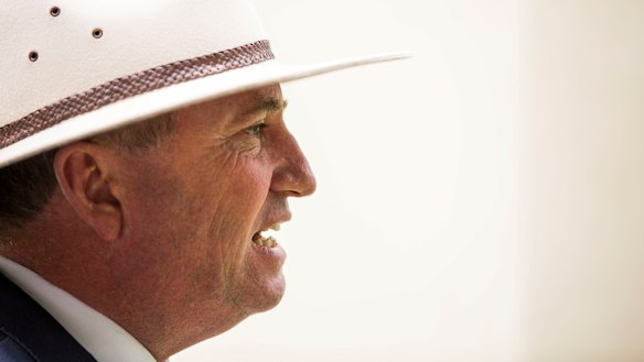 Deputy Prime Minister Barnaby Joyce announcing he will stand down.