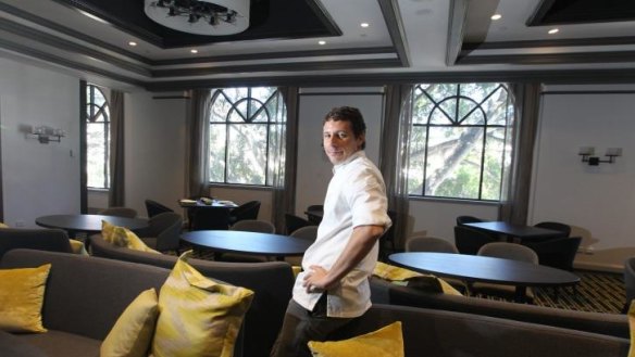 Tasting space: Chef Julien Pouteau at the Stockroom at the Hotel Intercontinental in Double Bay.