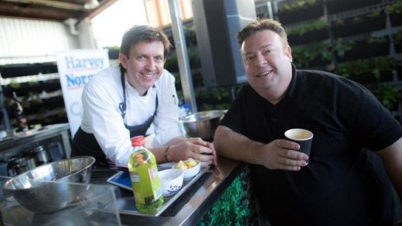 Interstate chefs Andrew McConnell and Peter Gilmore participated in Queensland's first Good Food Month last year.